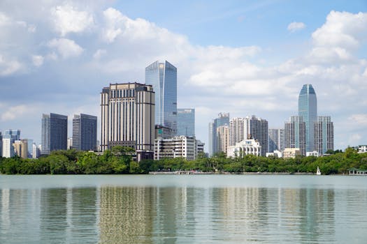 Urban Skyline Hotels in China Nanjing Downtown Prestige